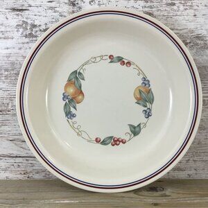 Corelle Abundance Pie Dinner/Pasta Plate With Fruit Garland Design 10.25"